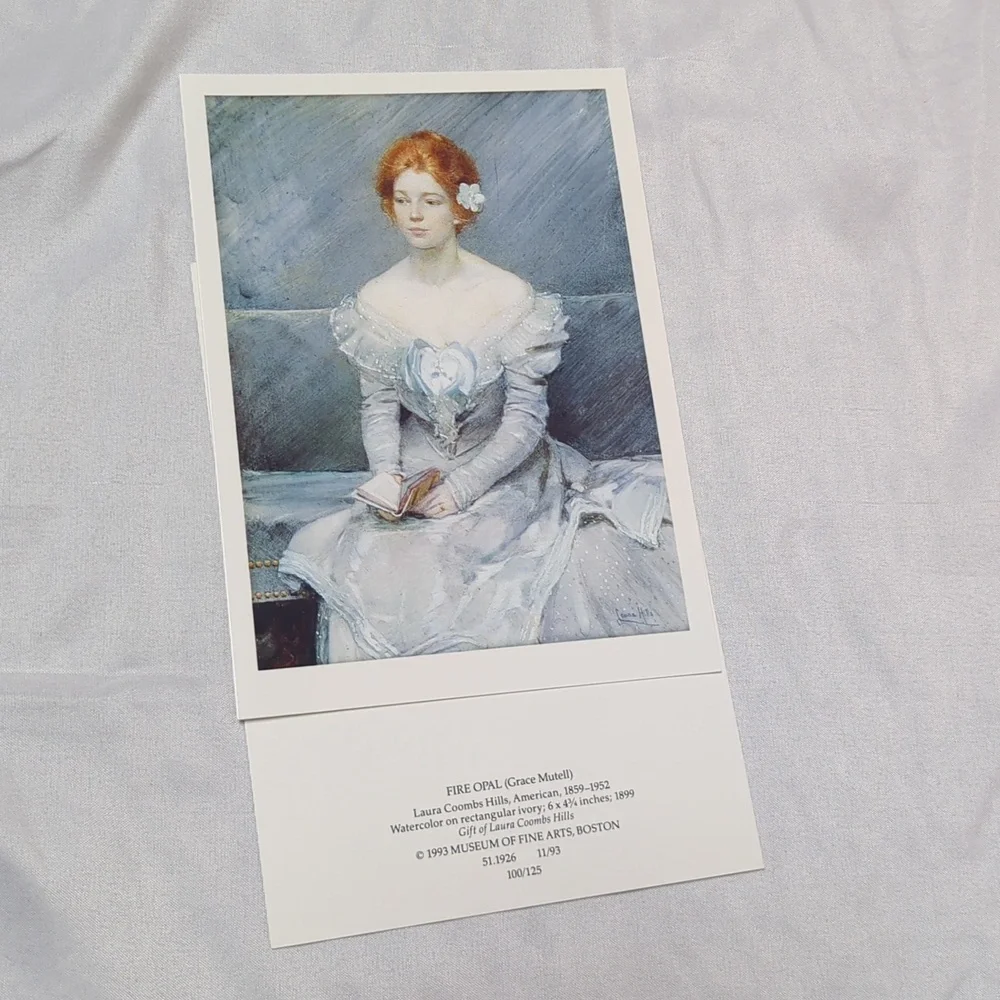 Vtg 93 Redheads Museum Of Fine Arts Boston Blank Note Cards USED 23 CARDS LEFT